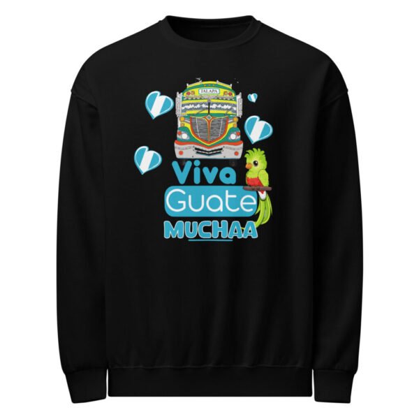 Sudadera cuello redondo Que Viva Guate Muchaa