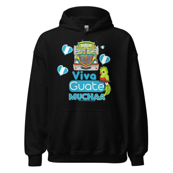 Sudadera con capucha unisex Viva Guate Mucha
